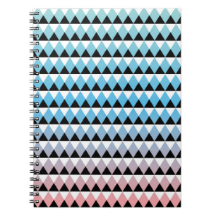 Tribal Aztec Ombre Pattern Notebook