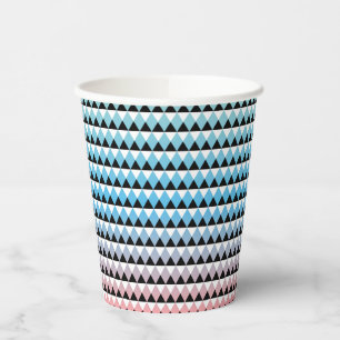 Tribal Aztec Ombre Pattern Paper Cups