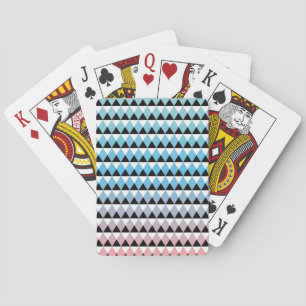 Tribal Aztec Ombre Pattern Playing Cards