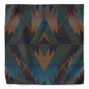 Tribal Aztec Pattern Southwest Design Bandanna