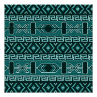 Tribal Aztec Pattern Southwest Design