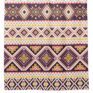 Tribal Aztec striped, geometric pattern.