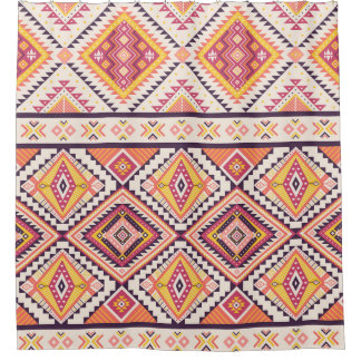 Tribal Aztec Striped Seamless Background