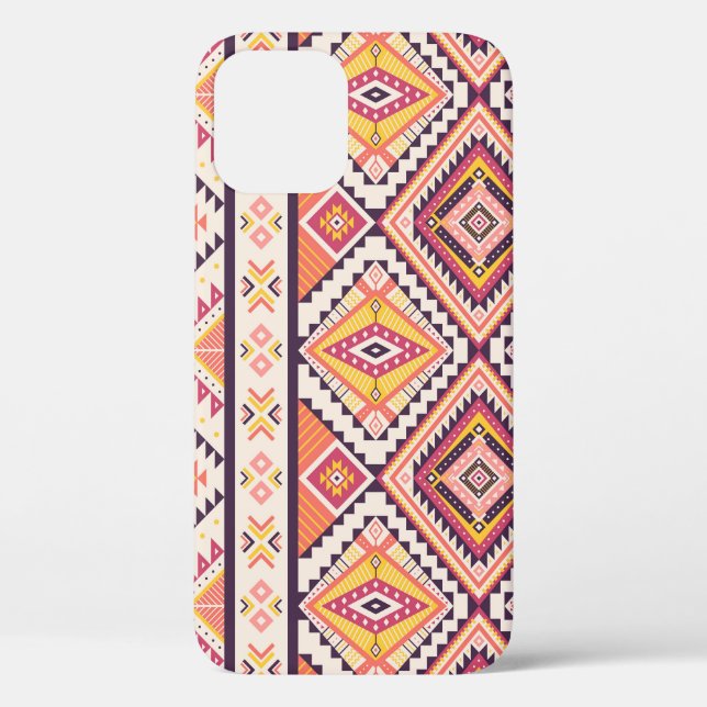 Tribal Aztec Striped Seamless Background Case-Mate iPhone Case (Back)