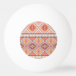 Tribal Aztec Striped Seamless Background Ping Pong Ball