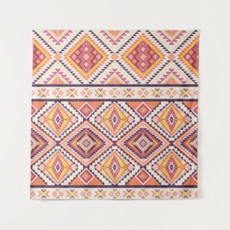 Tribal Aztec Striped Seamless Background Tapestry
