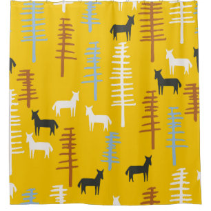 Tribal background with horses and trees,creative f