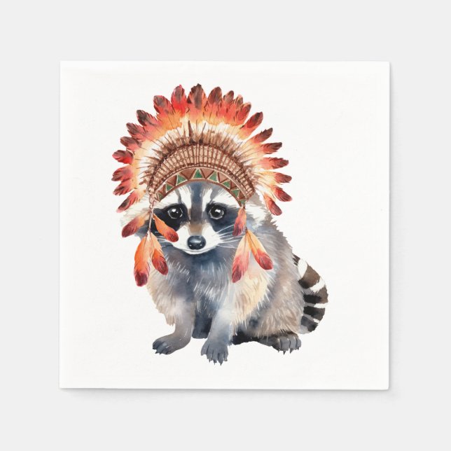 Tribal Bandit Napkin (Front)