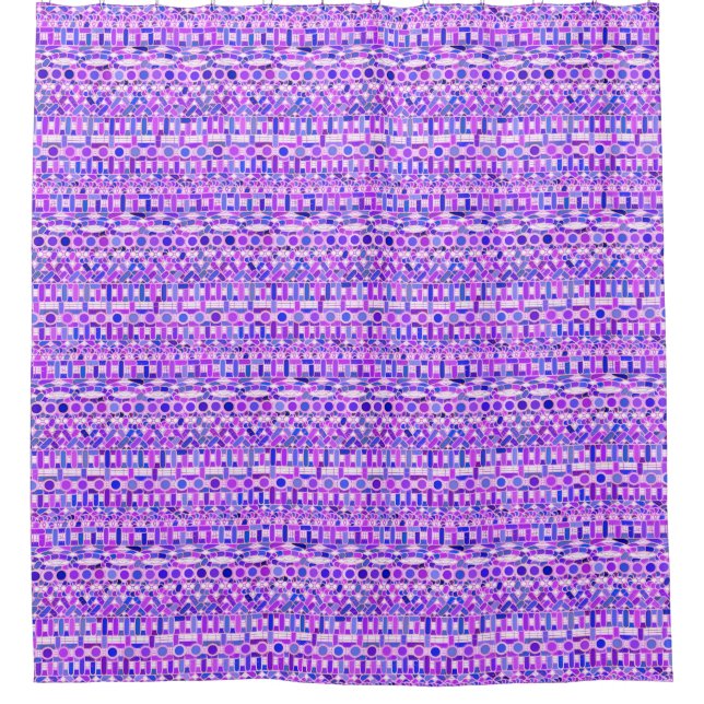 Tribal Batik - shades of violet purple (Front)