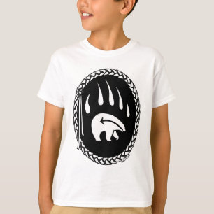 Tribal Bear Art Kids T-shirt Bear Claw Kids Tee -