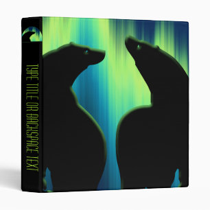 Tribal Bear Binder Native Art School Supplies