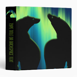 Tribal Bear Binder Native Art School Supplies