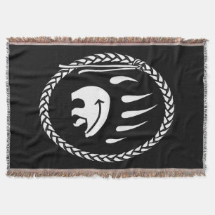 Tribal Bear Blanket Native Bear Claw Throw Blanket