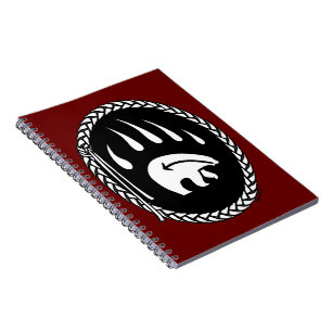 Tribal Bear Journal Custom Native Art Carnet