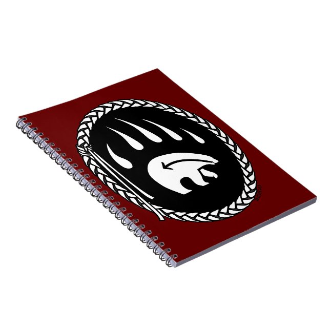Tribal Bear Journal Custom Native Art Carnet (Côté Droit)