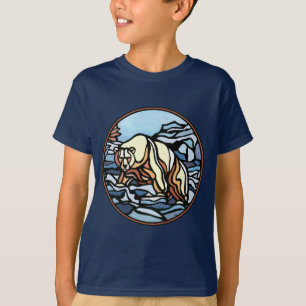 Tribal Bear Kids T-shirt Polar Bear Kids Shirts