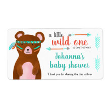 Tribal Bear | Wild One Baby Shower Thank You