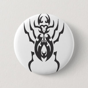 Tribal Beetle 2 Inch Round Button