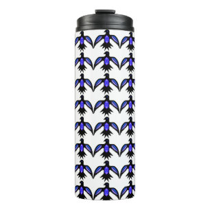 Tribal Birds Thermal Tumbler