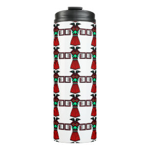 Tribal Birds Thermal Tumbler