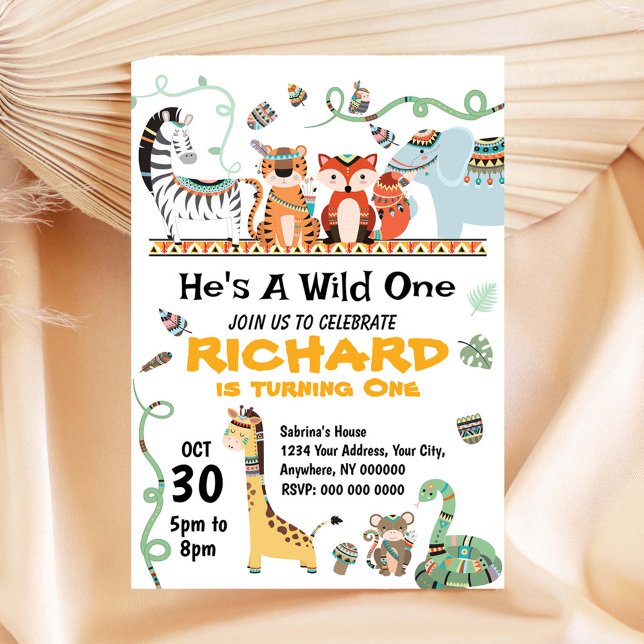 Tribal Birthday Invitation (Creator Uploaded)