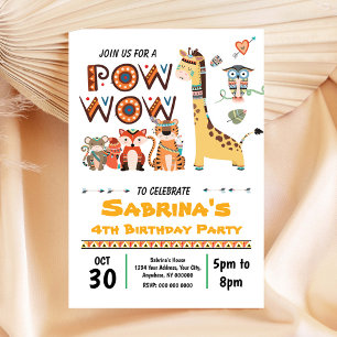 Tribal Birthday Invitation