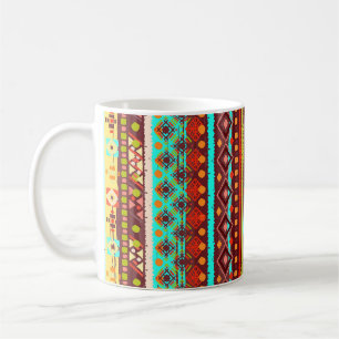 Tribal Boho Art: Seamless Background Texture Coffee Mug
