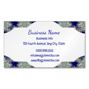 Tribal Boho Pattern Classic  Magnetic Business Card