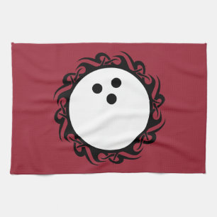 tribal BOWLING Kitchen Towel