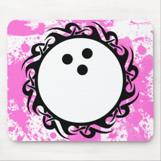 tribal bowling mouse pad