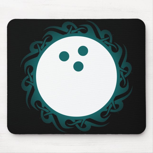 tribal bowling mouse pad (Front)