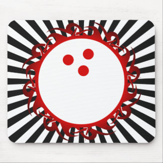 tribal bowling mouse pad