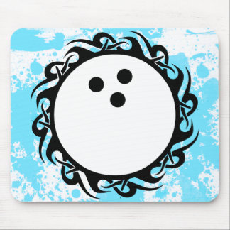 tribal bowling mouse pad