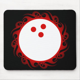 tribal bowling mouse pad