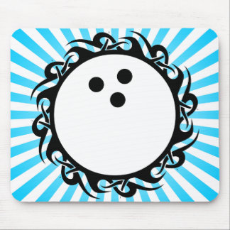 tribal bowling mouse pad