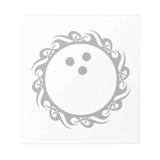 tribal BOWLING Notepad (Front)