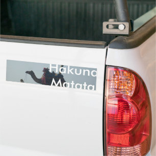 Tribal Camel Ride: Morning Tide Sands & Sea Bumper Sticker