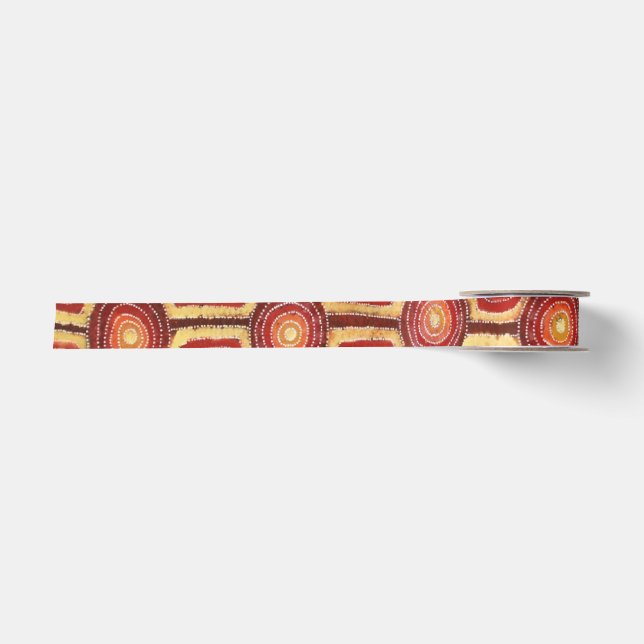 Tribal Camps Satin Ribbon (Front)
