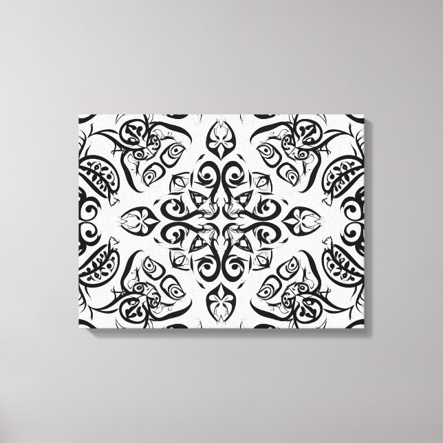 tribal canvas print (Front)