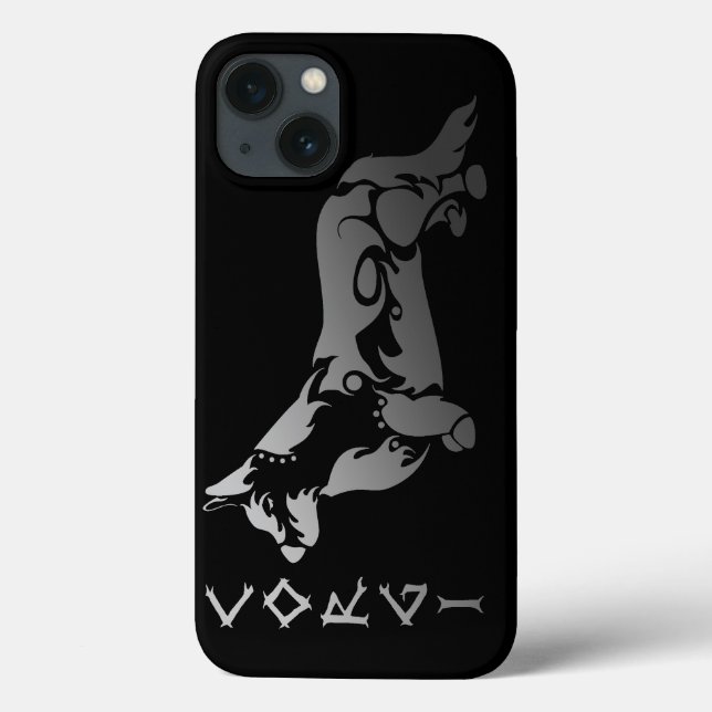 Tribal Cardigan Welsh Corgi iPhone 6 Case (Back)