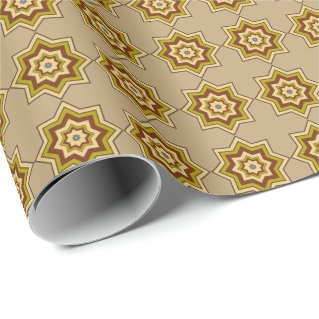 Tribal Chocolate Wrapping Paper (Roll Corner)