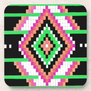 Tribal Collection Neon Coasters