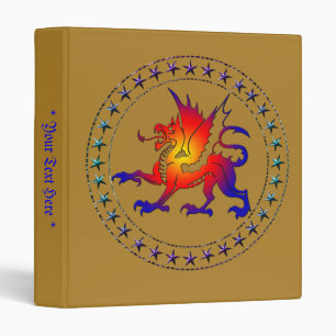 Tribal Colour Dragon Binder I