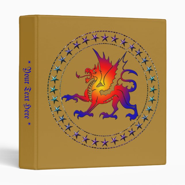 Tribal Colour Dragon Binder I (Front/Spine)