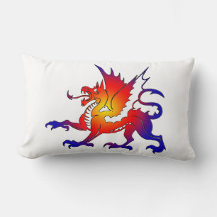 Tribal Colour Dragon Pillow