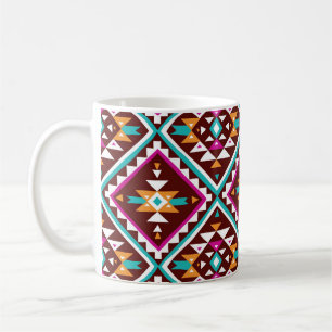 Tribal Colourful Geometry: Ethnic Vintage Beauty. Coffee Mug