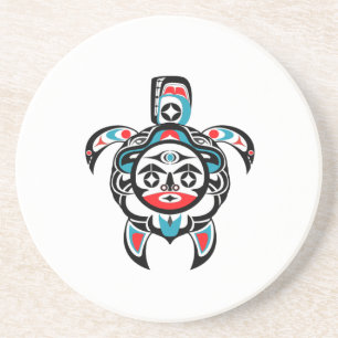 Tribal Compass Coaster