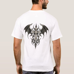 Tribal Cross Emblem T-Shirt