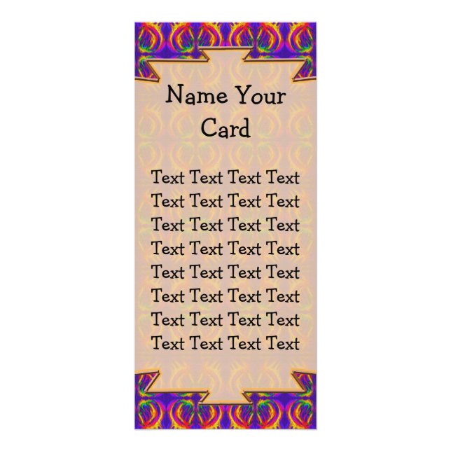 Tribal Customizable Rack Card (Front)