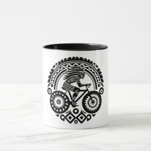Tribal Cyclist Mug